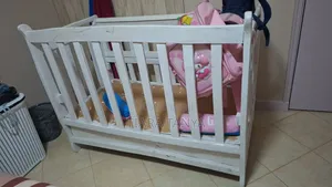 Used Wooden Baby Cot on Offer