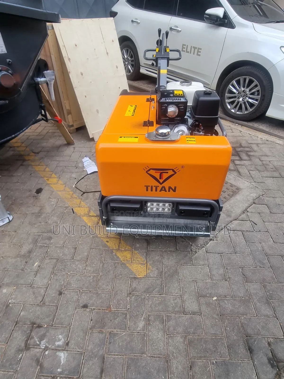 Key Start 550 Kg Double Drum Roller