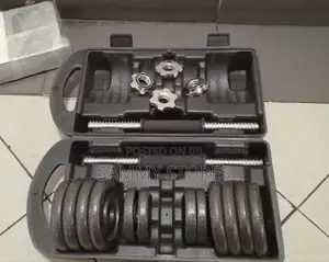 30kg Adjustable Dumbbell Exercise Kit – Full Body Workout Weight Set
