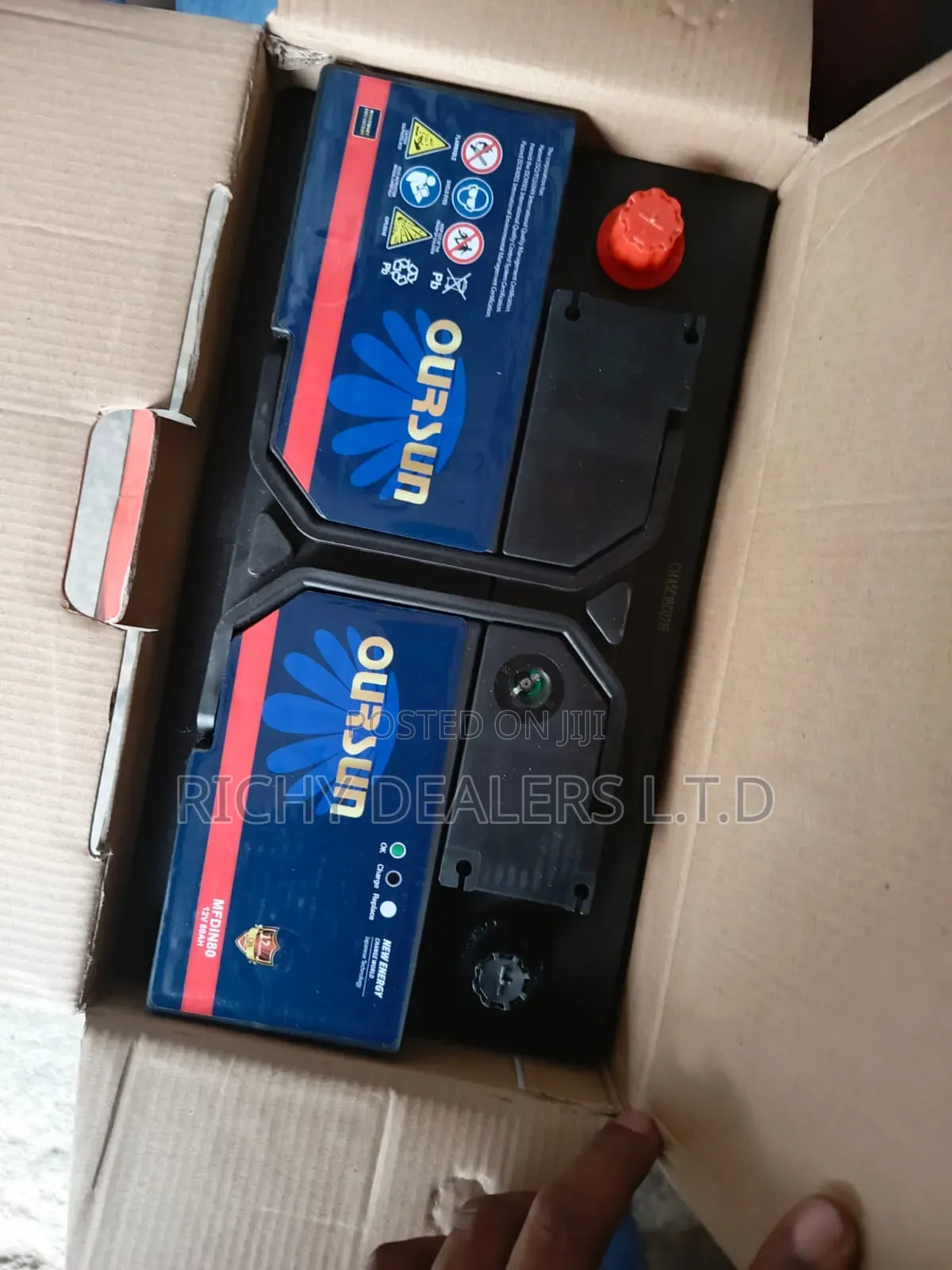 Oursun Din80/80ah Battery