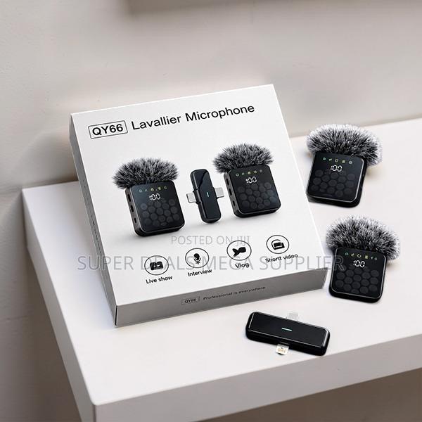 Crystal Clear Audio 3 In 1 Dual Mics Wireless Lavalier Microphone - main view