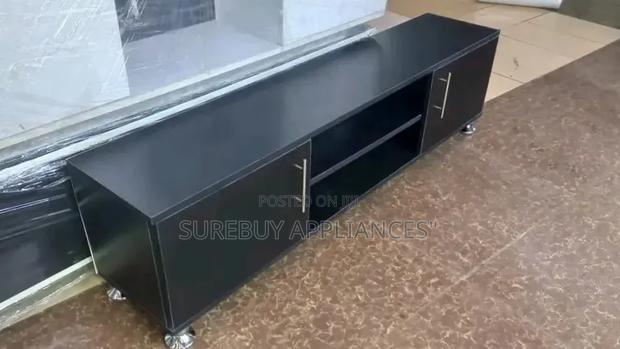 Rio 4ft All Black Tv Stand - thumbnail 2
