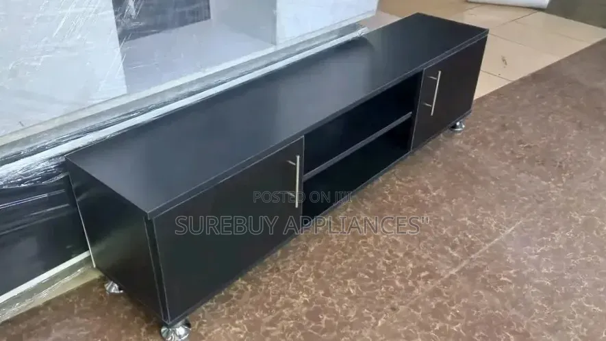 Rio 4ft All Black Tv Stand