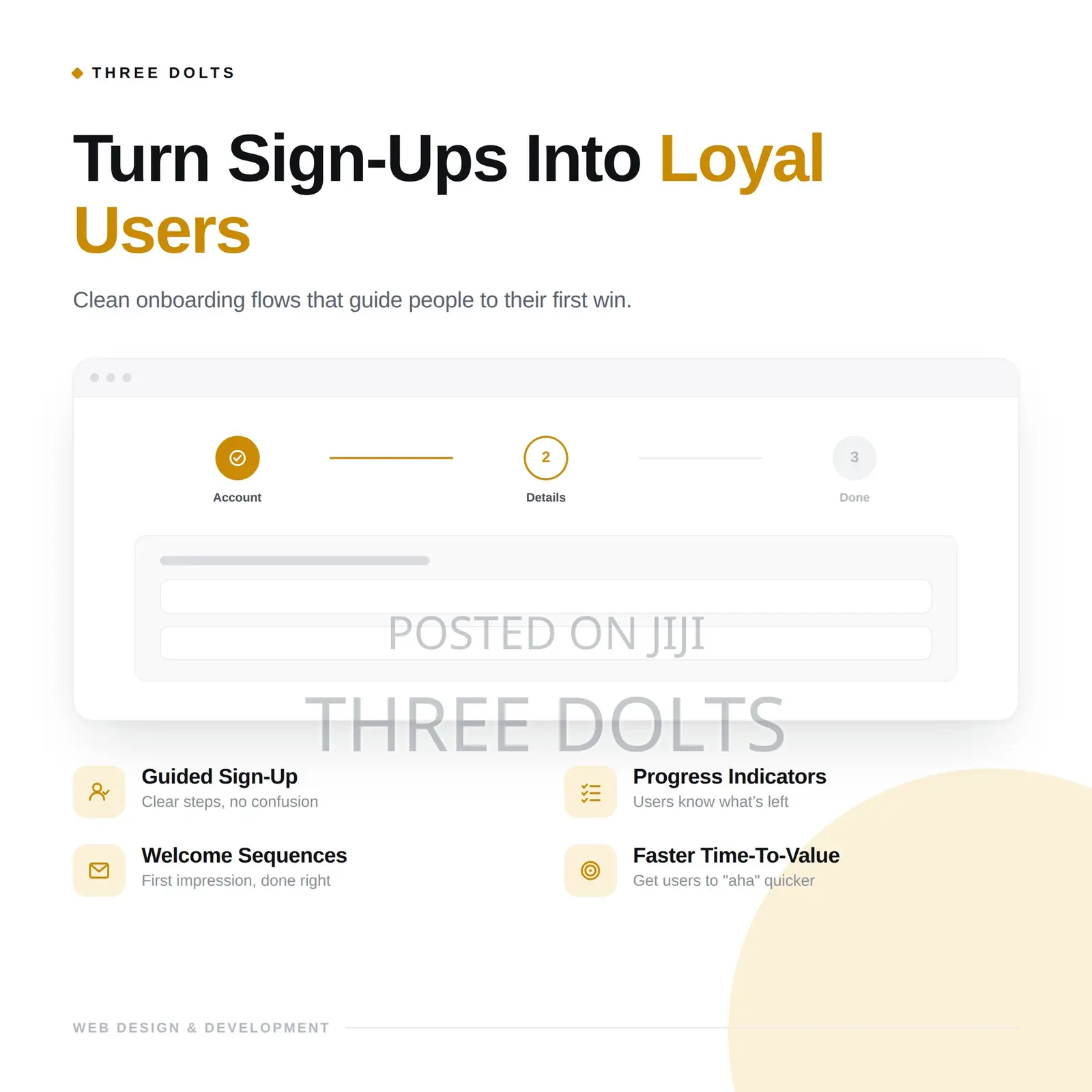 User Onboarding Sign-Up Flow Design for Web Applications