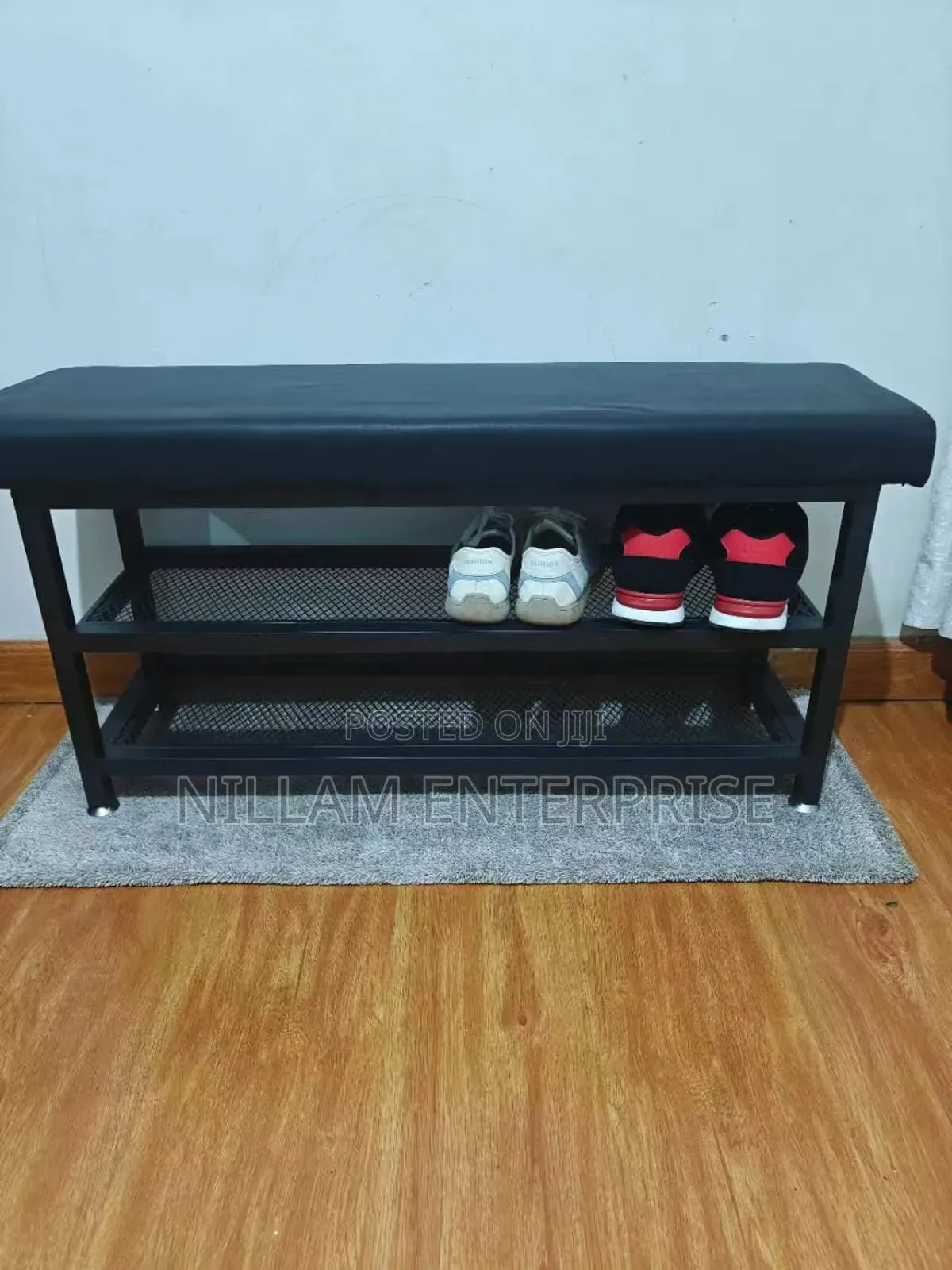 *Entry Way Shoe Rack, Bench