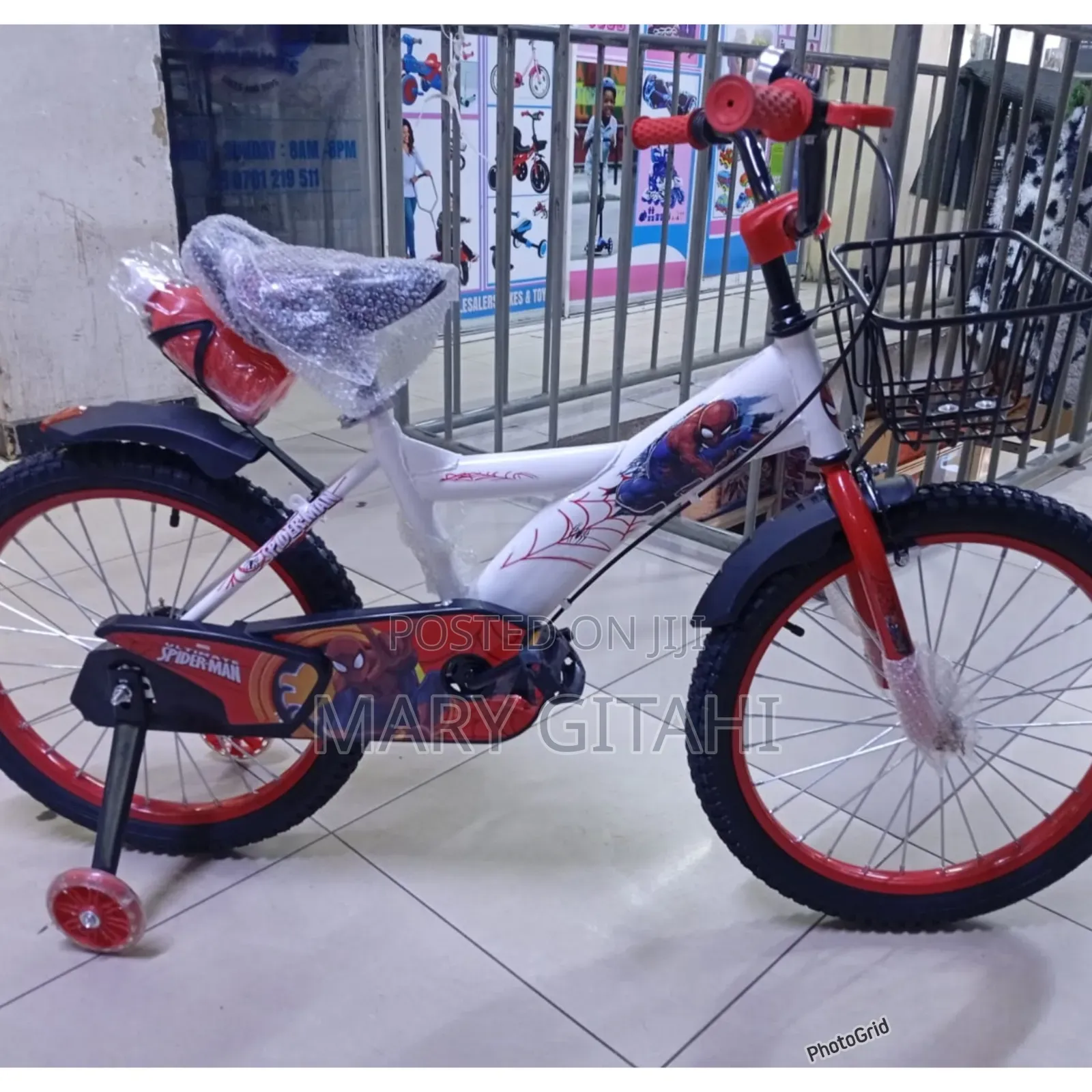 Spider Man Bike Size 12