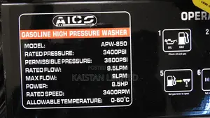 Gasoline High Pressure Car Wash 3400 Psi 8.5hp. Pressure Washer