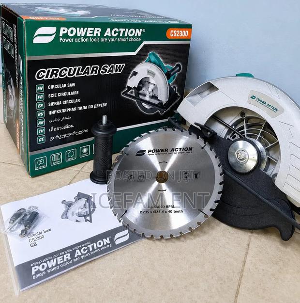 Power Action 9" Circular Saw/2300w Electric Circular Saw