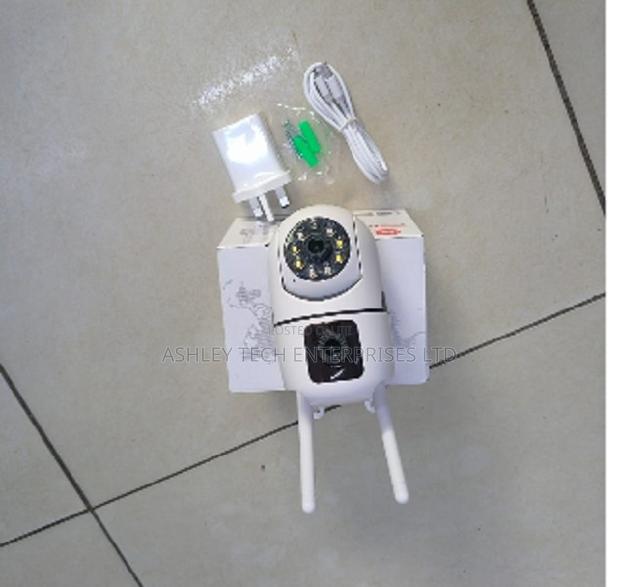 ~ V380 Dual Lens Wifi Bulb Camera – Wall Mounted Security Camera