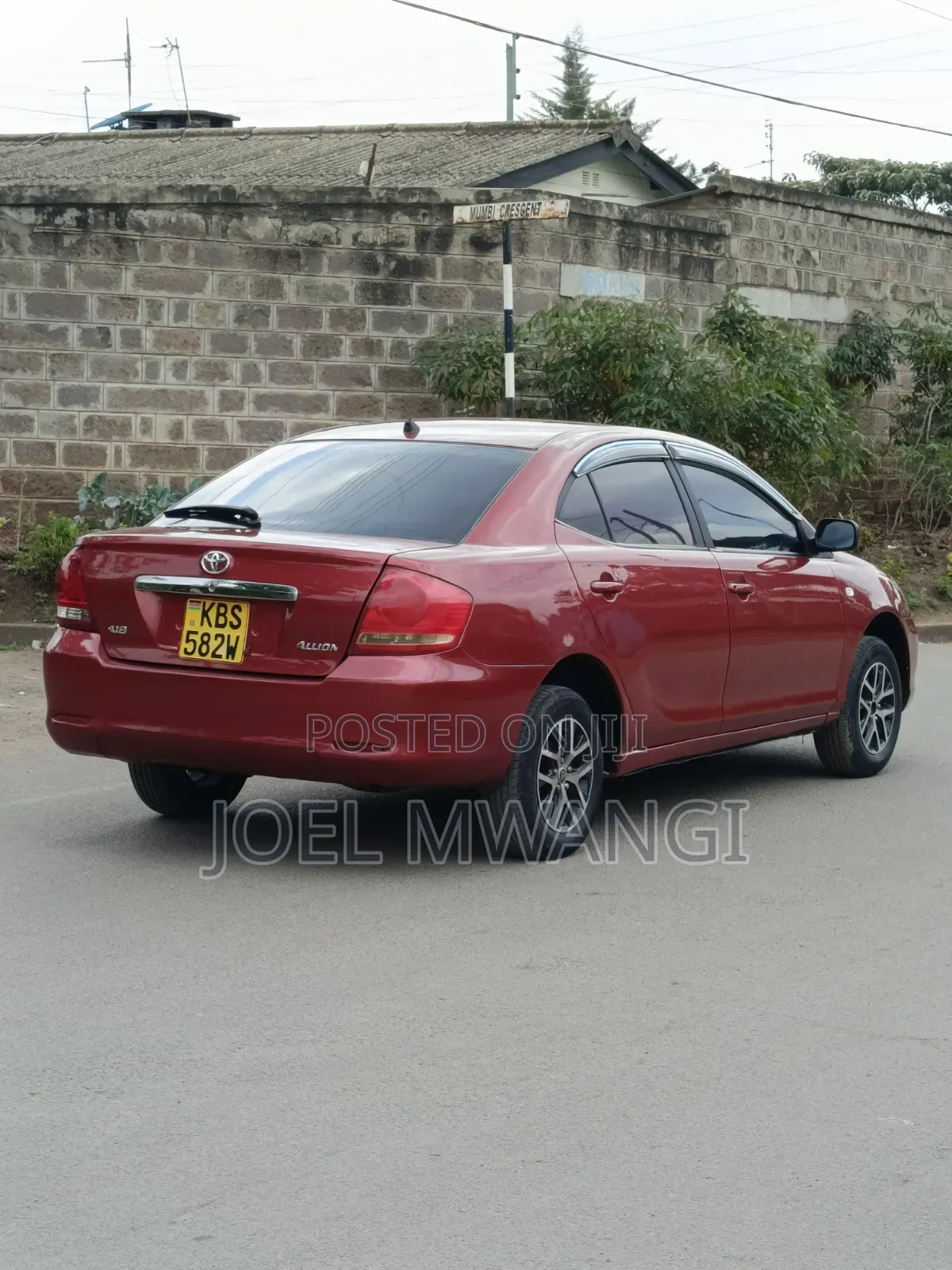 Toyota Allion 2005 Maroon