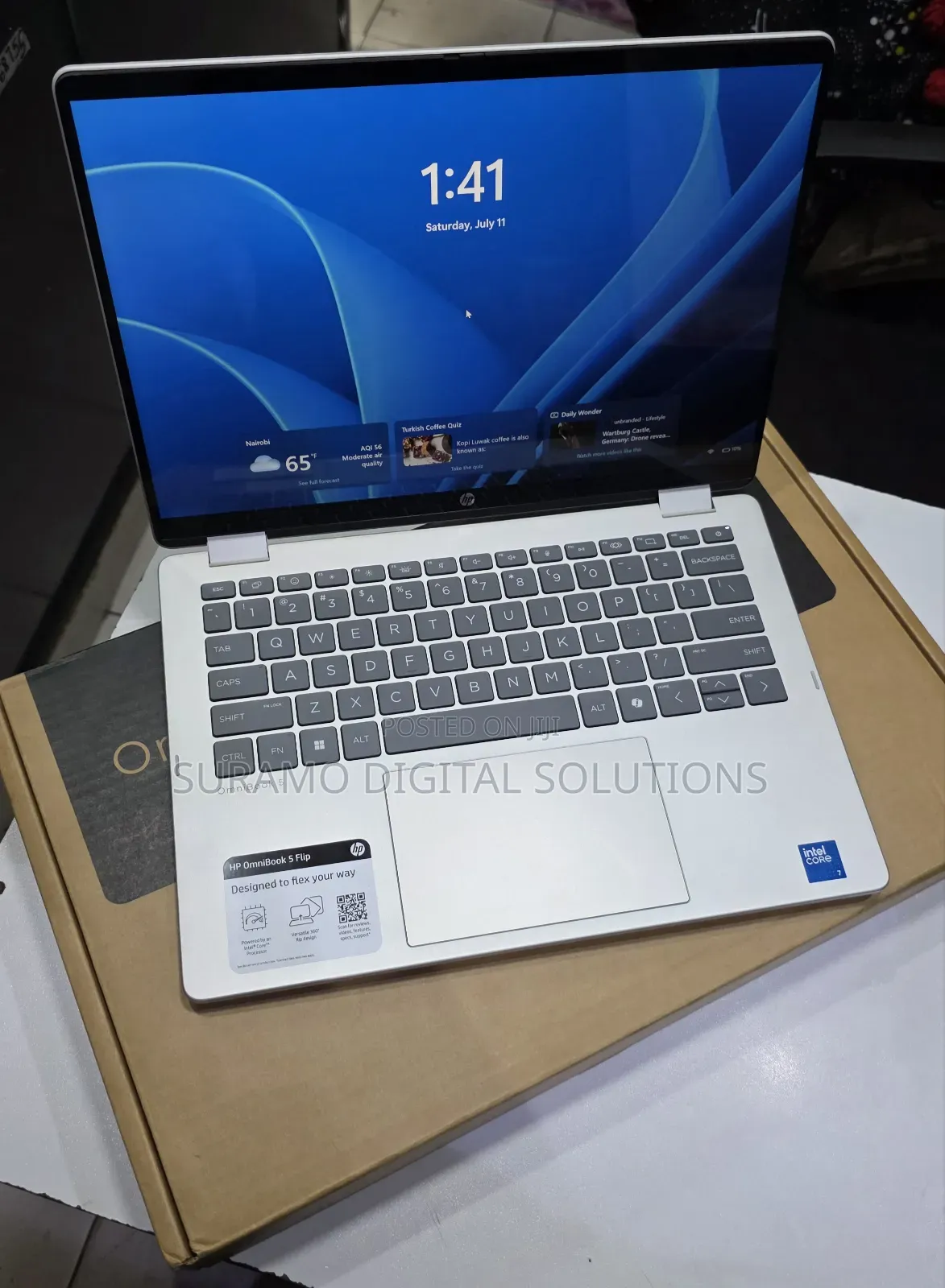 New Laptop HP OmniBook 5 Flip 16GB Intel Core 7 SSD 512GB
