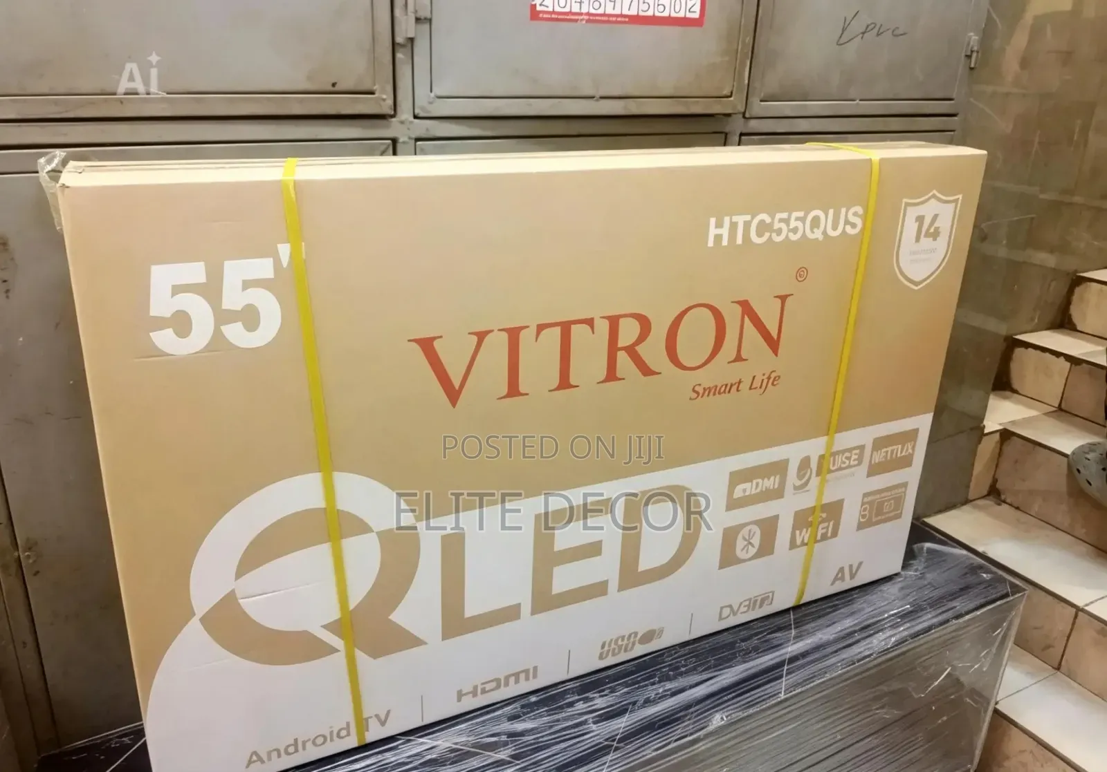 Vitron 55 Inches Smart Android Uhd Tv – Wi-Fi, Bluetooth, Netflix