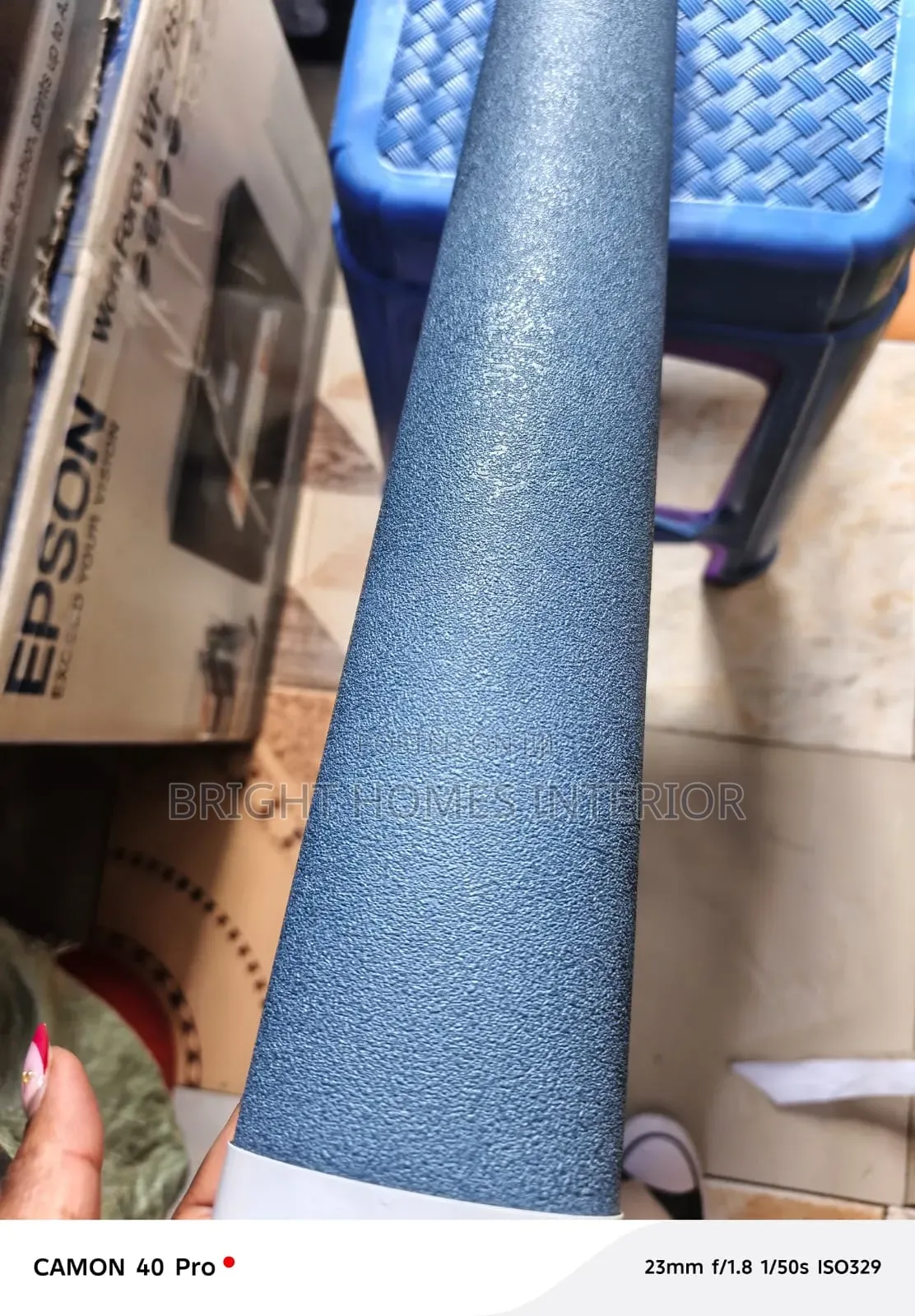 Blue Plain Color Textured Wallpaper Wallpaper