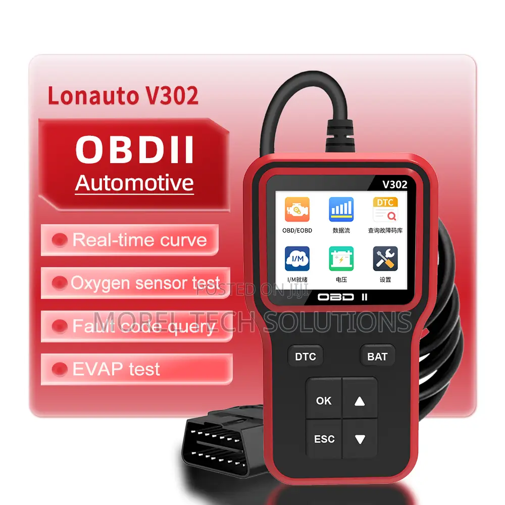 V302 Drivemaster Pro: Universal Obd2 Diagnostic Tool 2.8 Inch Display