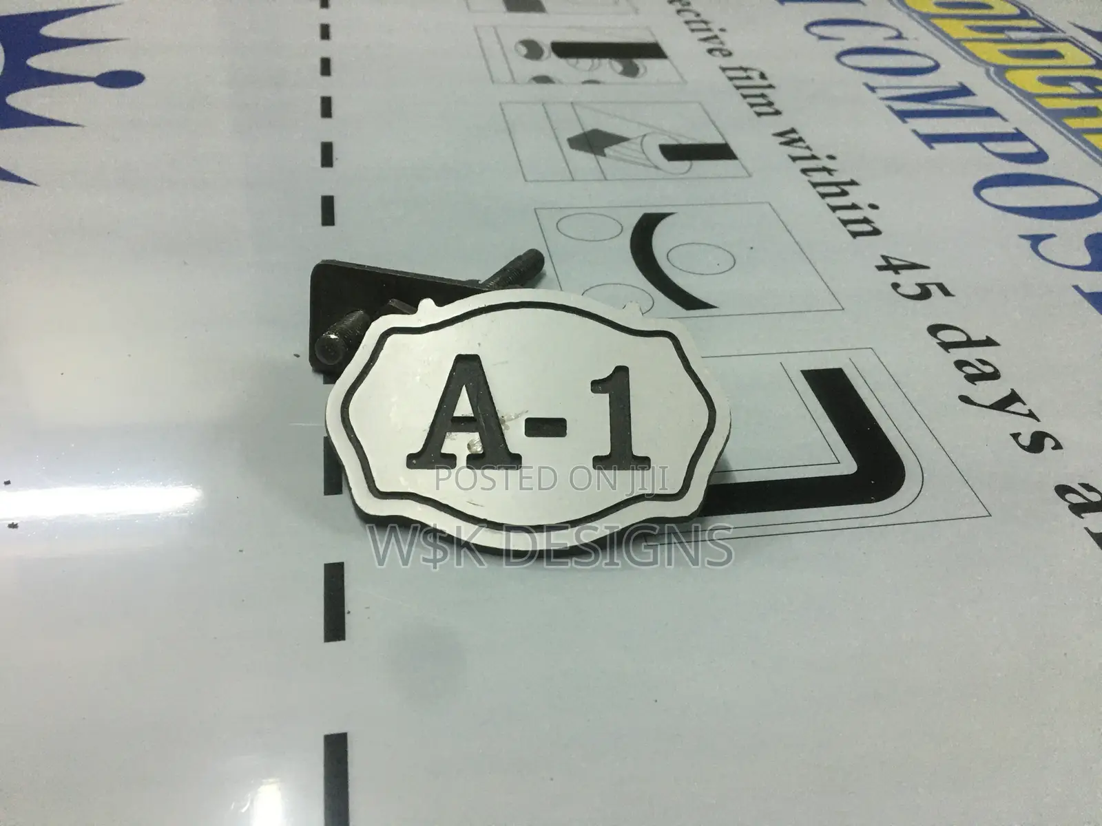White Door Labels
