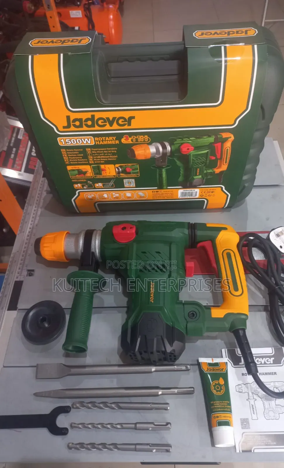 1500w Jadever Rotary Hammer / Industrial Rotary Hammer