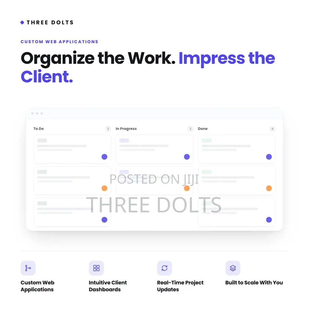 Custom Web App Development | Client Dashboards Project Portals