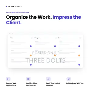 Custom Web App Development | Client Dashboards Project Portals