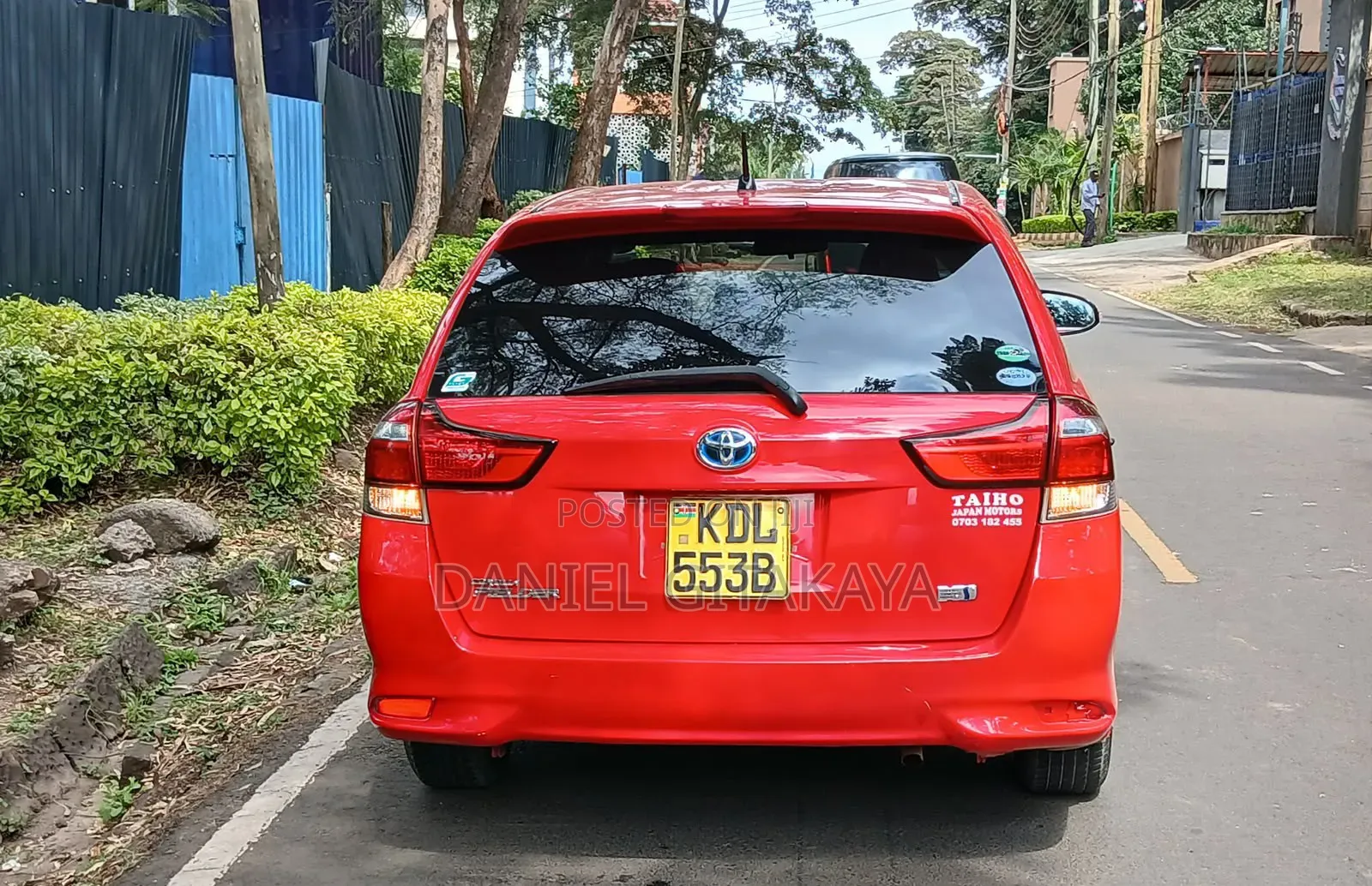 Toyota Corolla Fielder 2016 Red