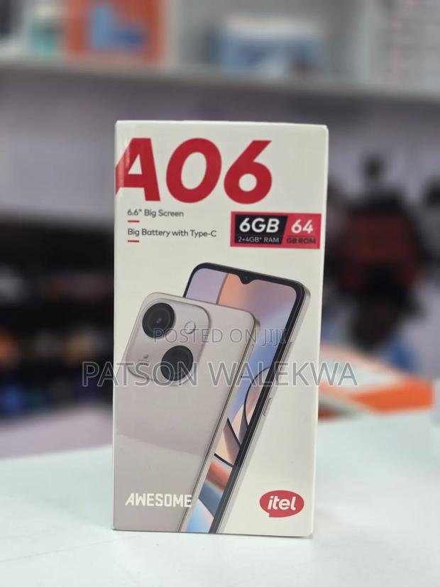 New Itel A06 64 GB Gold - thumbnail 3