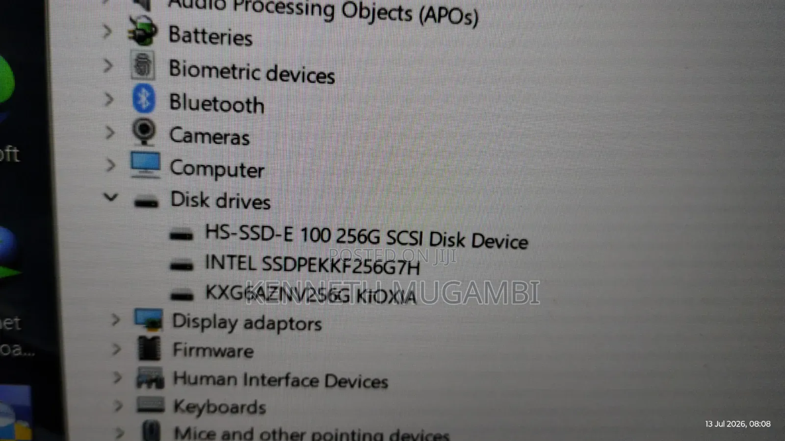 Used Hikvision E-100 256 Gb SSD