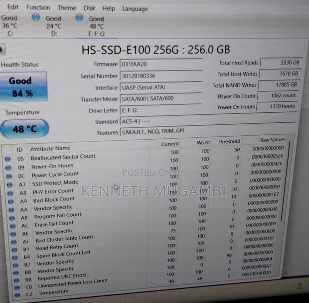 Used Hikvision E-100 256 Gb SSD - thumbnail 10