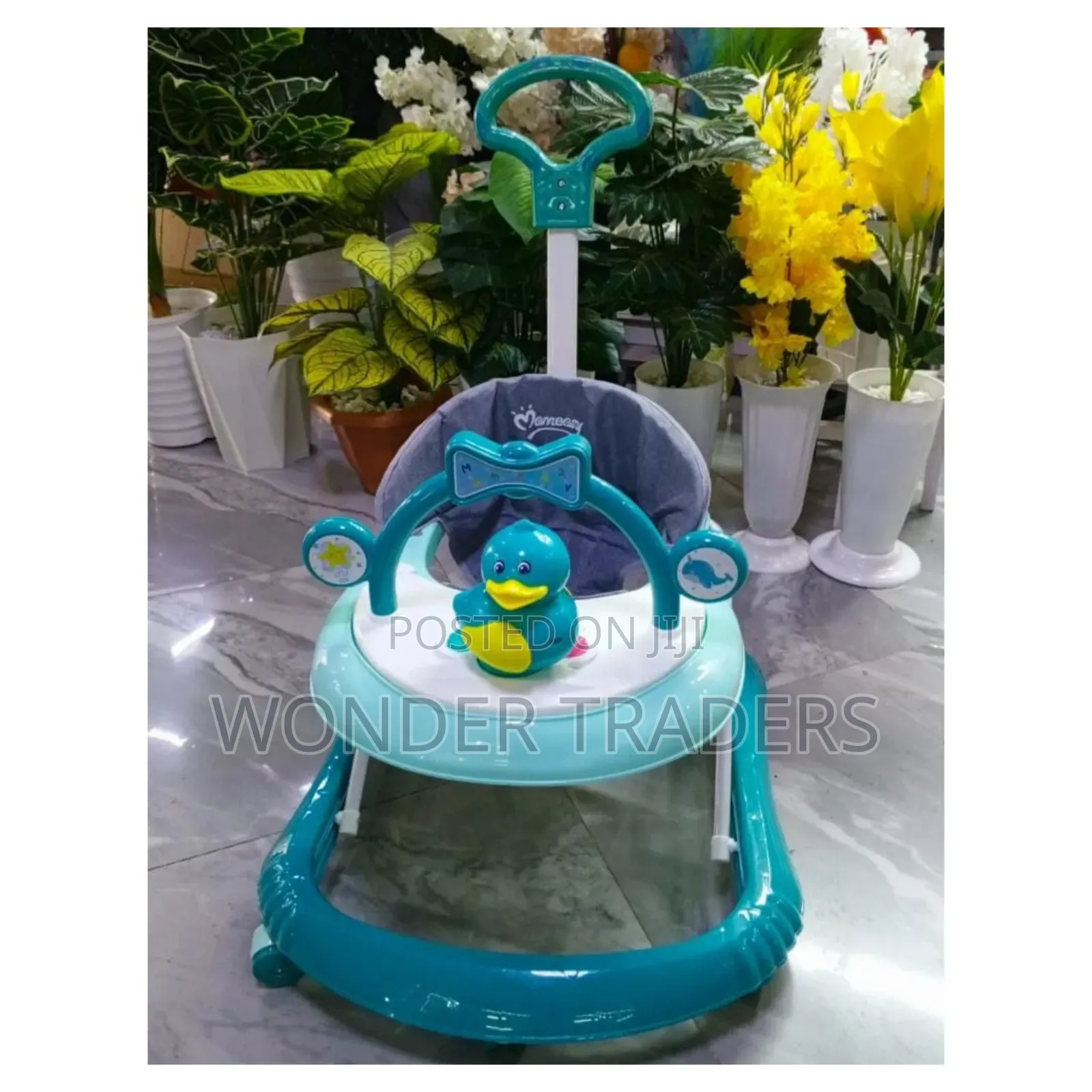 Momeasy Babywalker Available in Green,Pink, and Blue.