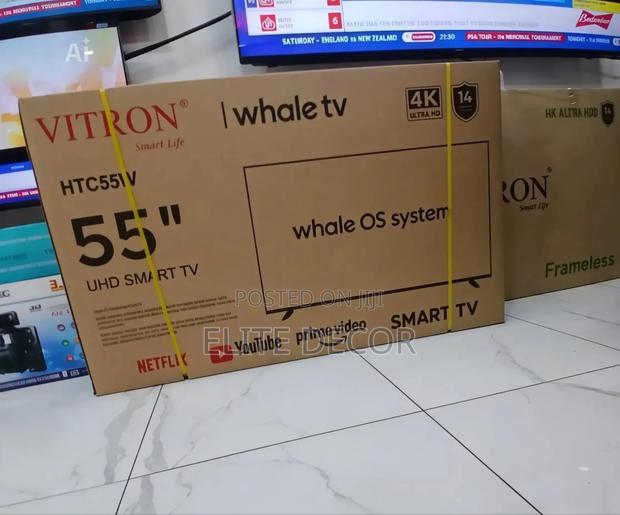 Vitron 55 Inch Whale Os Smart Uhd Tv – Netflix, Youtube, Wi-Fi