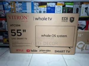 Vitron 55 Inch Whale Os Smart Uhd Tv – Netflix, Youtube, Wi-Fi