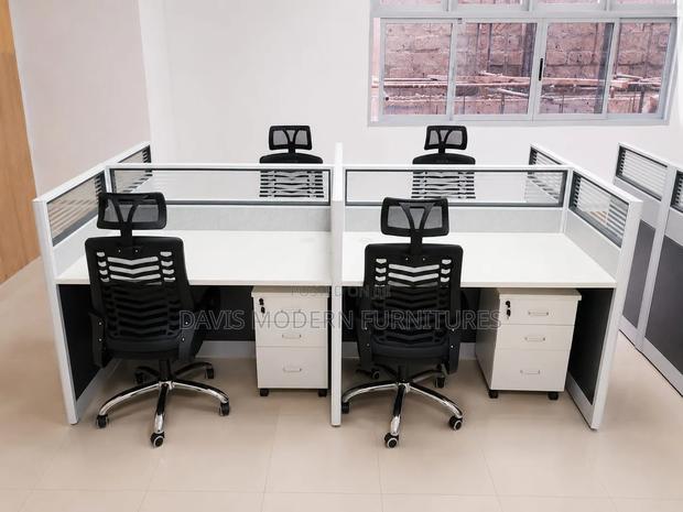 4-Seater Modular Workstation - thumbnail 2