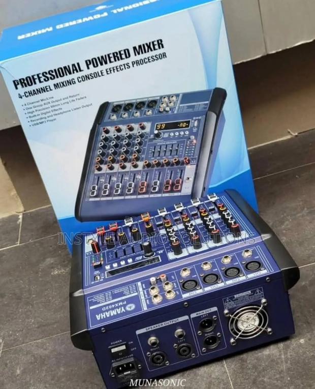 Yamaha 4 Channels Powered Mixer Usb and Bluetooth Enabled 500w Output