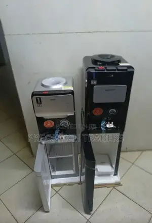 Mika Hot Cold Water Dispenser With Cabinet – Silver/Black