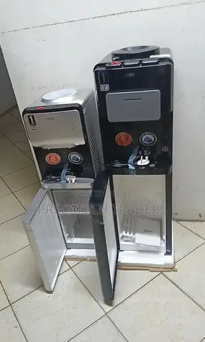 Mika Hot Cold Water Dispenser With Cabinet – Silver/Black