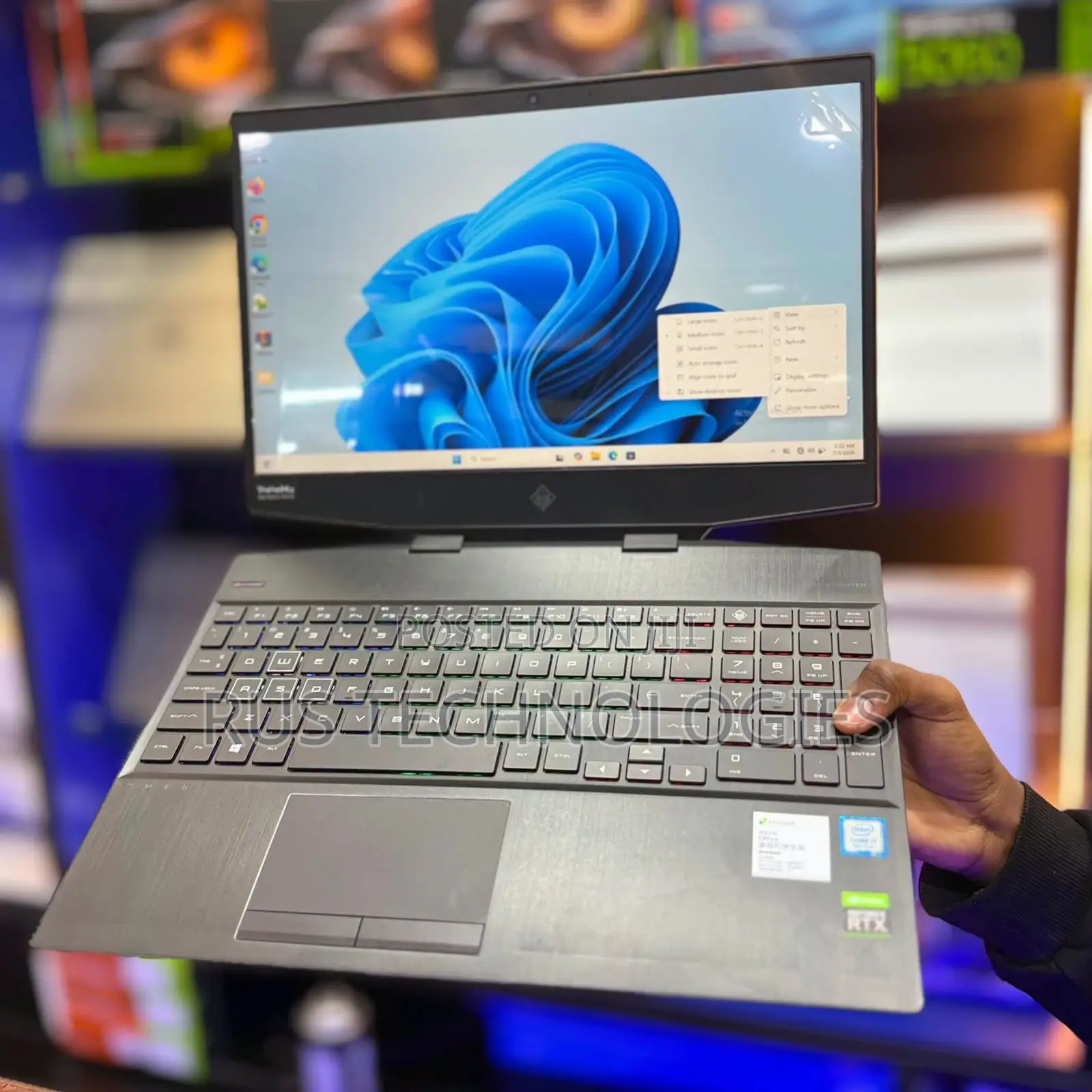 Laptop HP Omen 15 16GB Intel Core i7 SSD 512GB