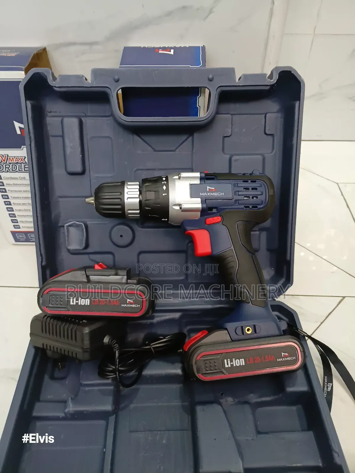 Maxmech Cd 20-10 Cordless Drill With Two Batteries