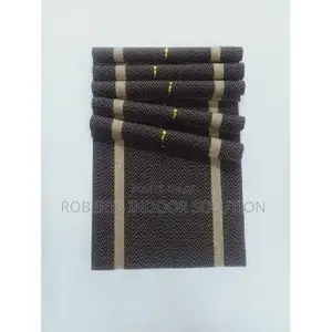 Solid Color Non-Slip Vinyl Placemat Set