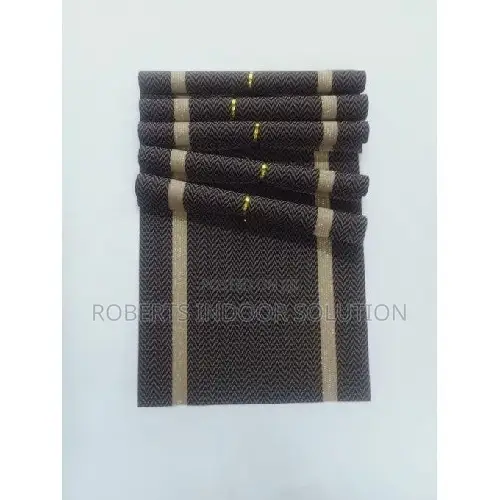 Solid Color Non-Slip Vinyl Placemat Set