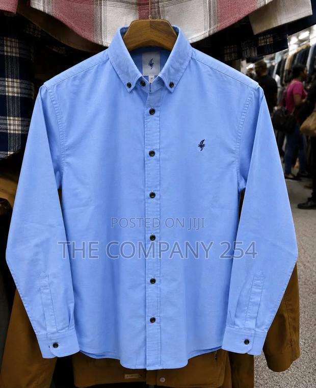 Quality Casual Collar Cotton Buttoned Long Sleeved Shirts - thumbnail 6
