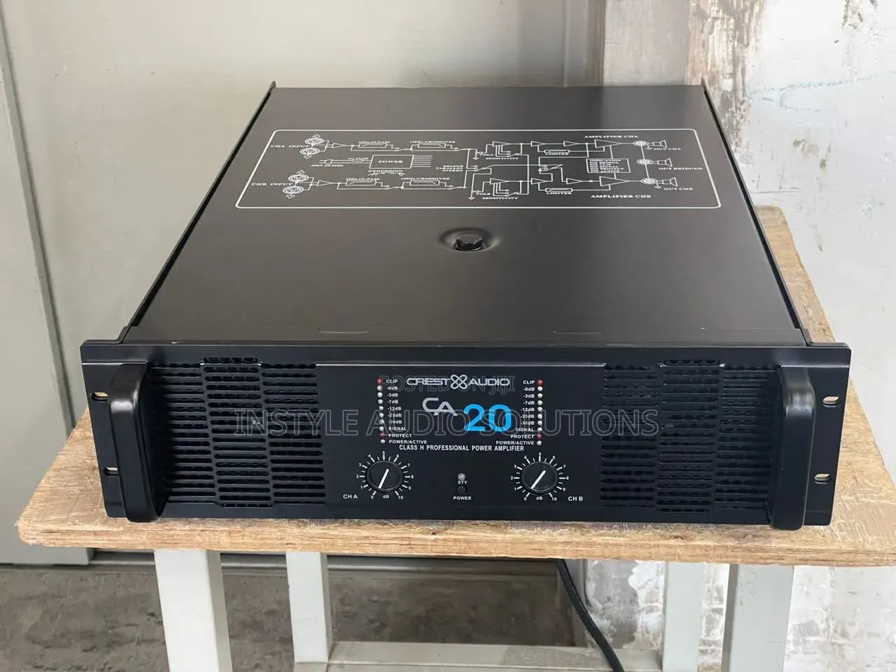 Crest Audio Ca20 Powered Amplifier Professional Original Long Press