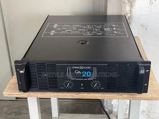 Crest Audio Ca20 Powered Amplifier Professional Original Long Press