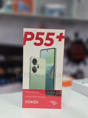 New Itel P55+ 128 GB Black