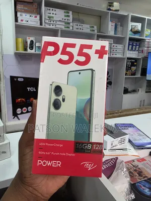 New Itel P55+ 128 GB Black