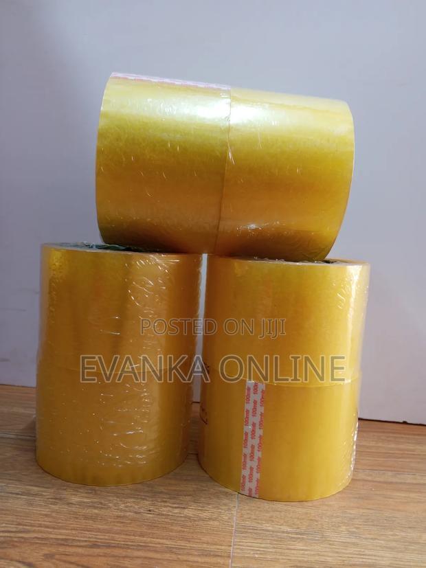 Clear Yellow Tape - 72mmx100m