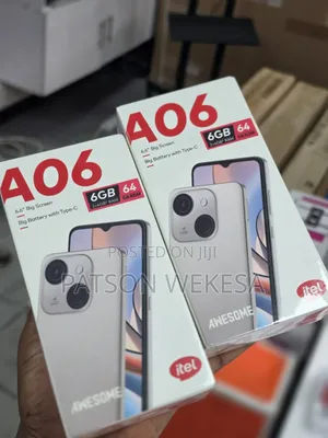 New Itel A06 32 GB Black