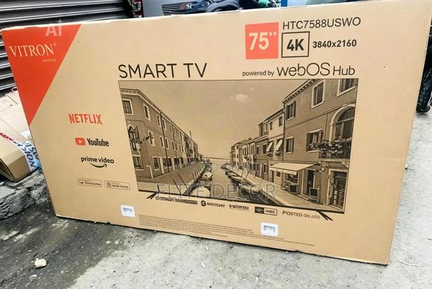 Vitron 75 Inch Uhd Smart Webos Tv – Frameless, Voice Control, Wi-Fi - thumbnail 2