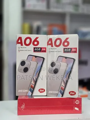 New Itel A06 64 GB Gold