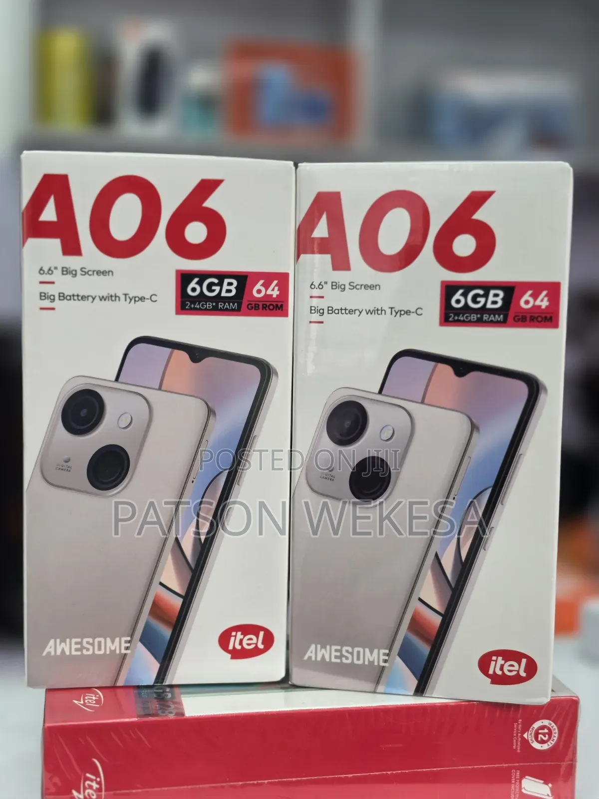 New Itel A06 64 GB Gold