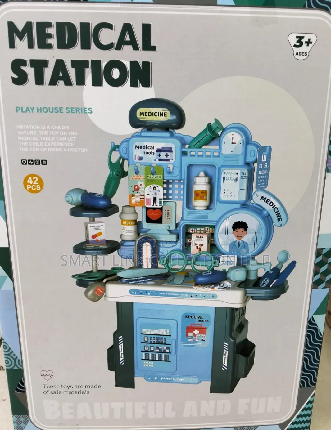 Kids Medical Station Role Play Toy Set.