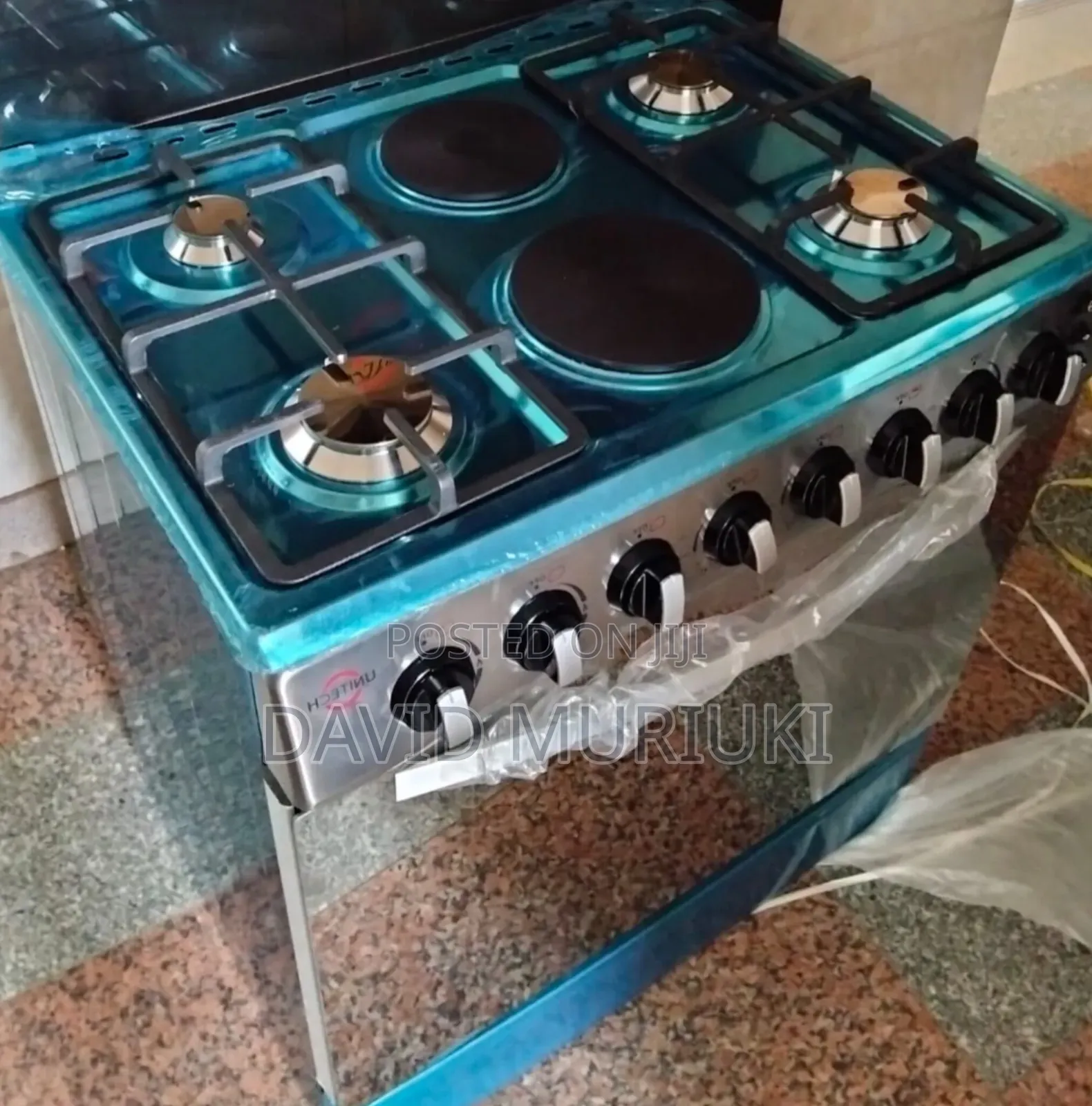 60*90 Unitech 4+2 Freestanding Gas Cooker.
