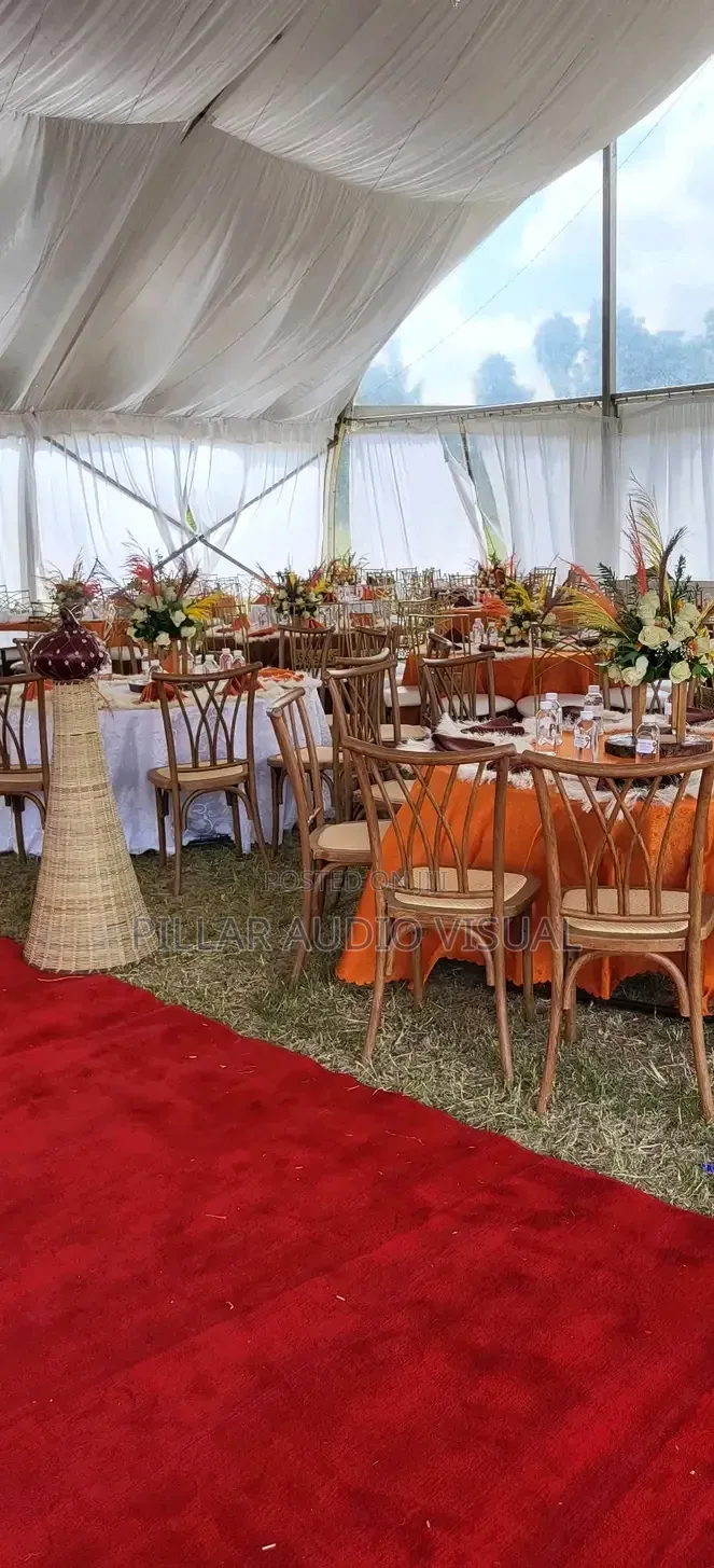Tables With Flowers/ Center Pieces,Hire for Events Tents Also